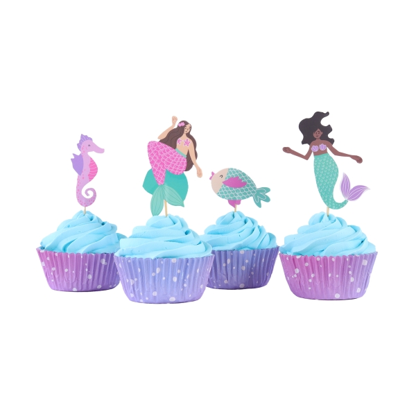 Cupcake Set - Meerjungfrau